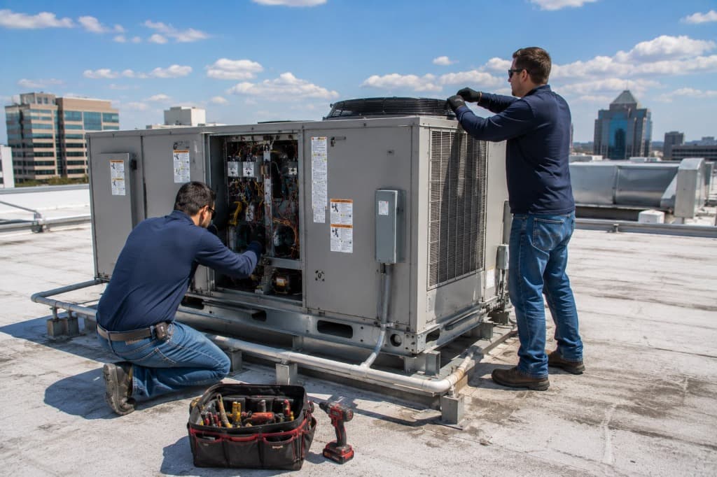 Commercial Rooftop Package Unit Replacement Texas
